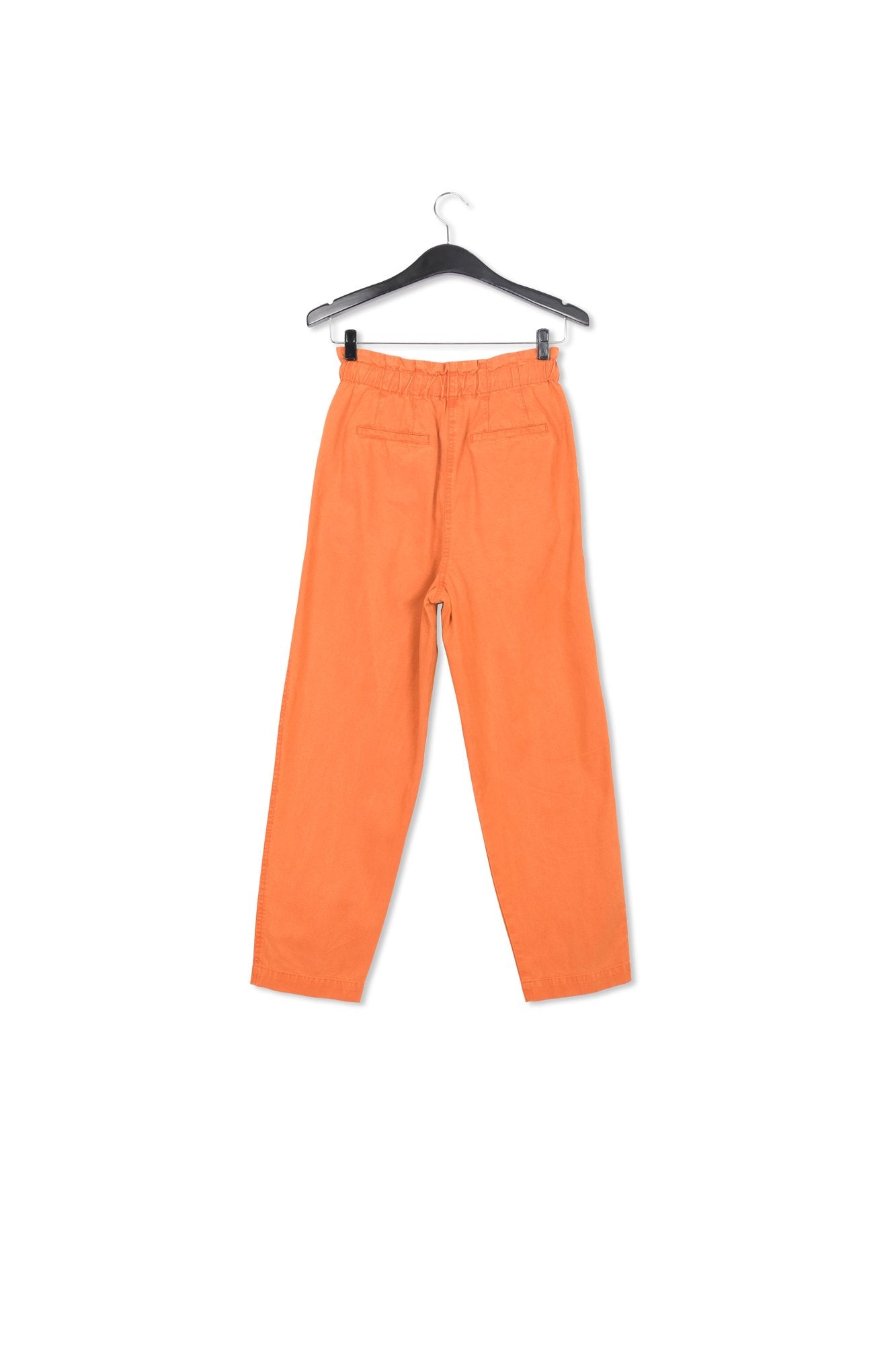Orange cotton tapered pants RE—SSENTIEL | Essentiel second hand