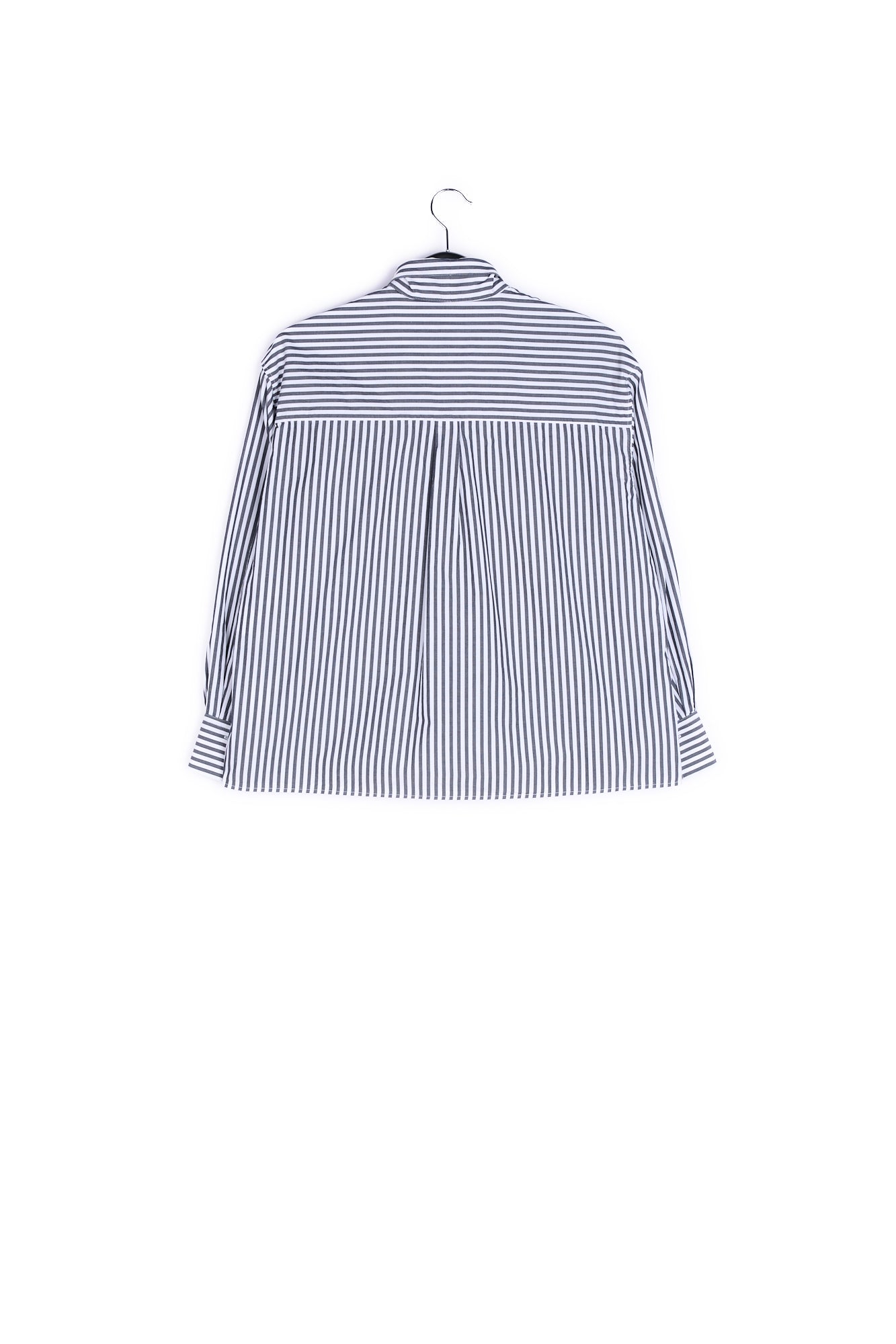 Black pop-over pussy bow shirt RE—SSENTIEL | Essentiel second hand