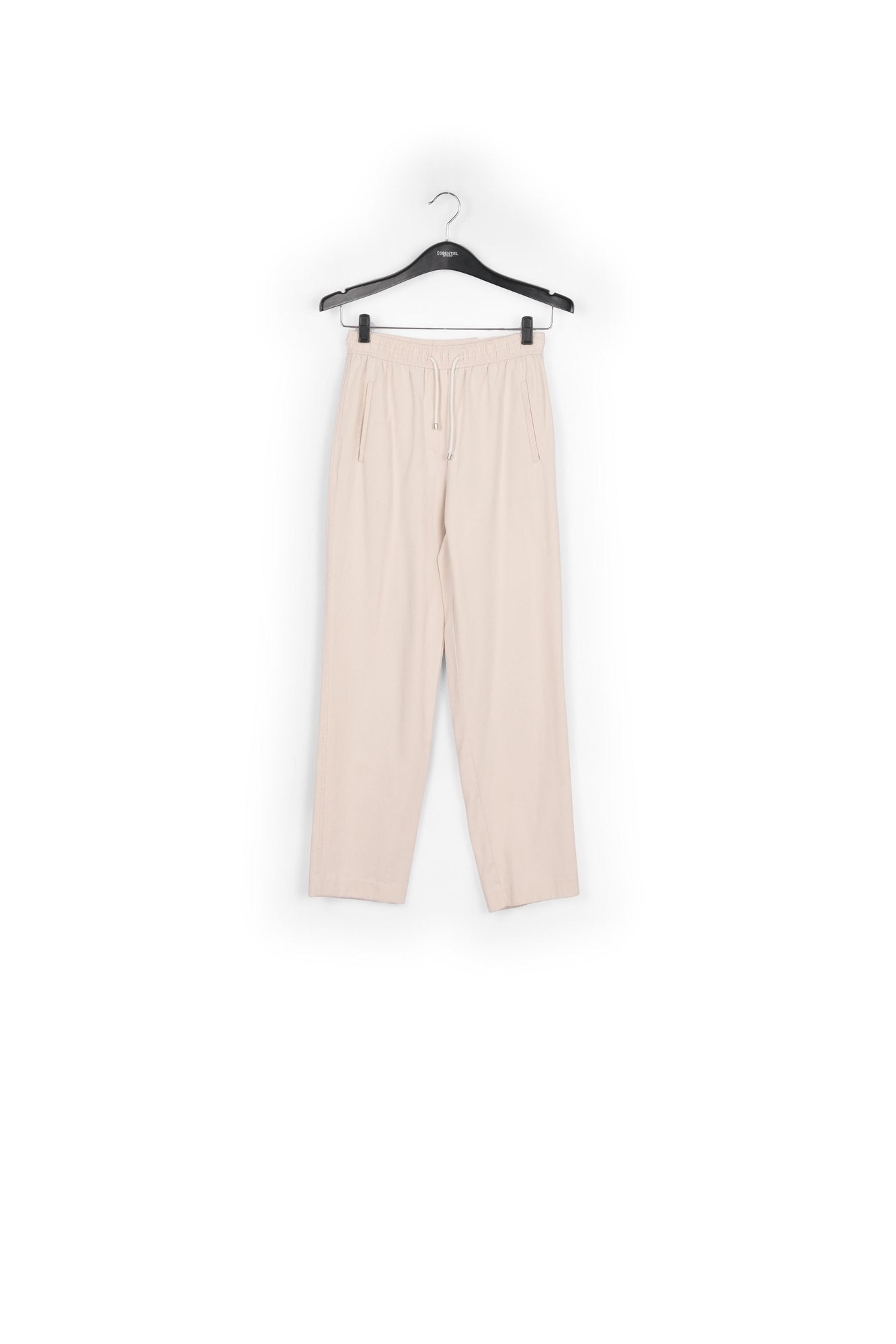Off-white cotton tapered pants RE—SSENTIEL | Essentiel second hand