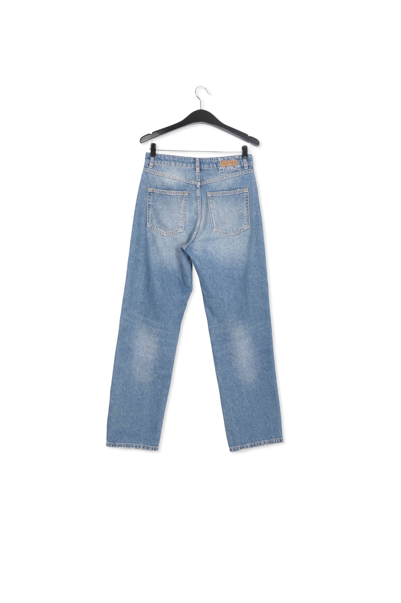 Blue distressed boyfriend jeans RE—SSENTIEL | Essentiel second hand