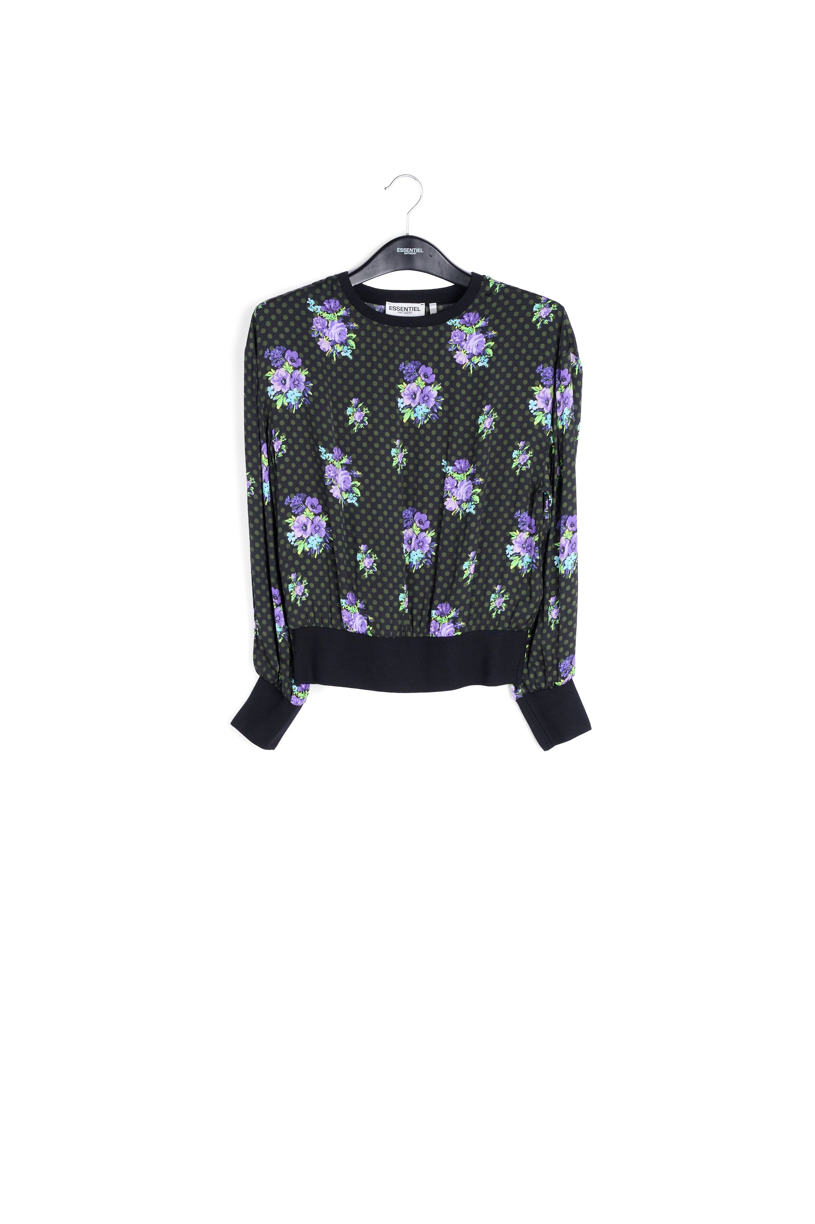 Top met stippen en bloemen RE—SSENTIEL | Essentiel second hand