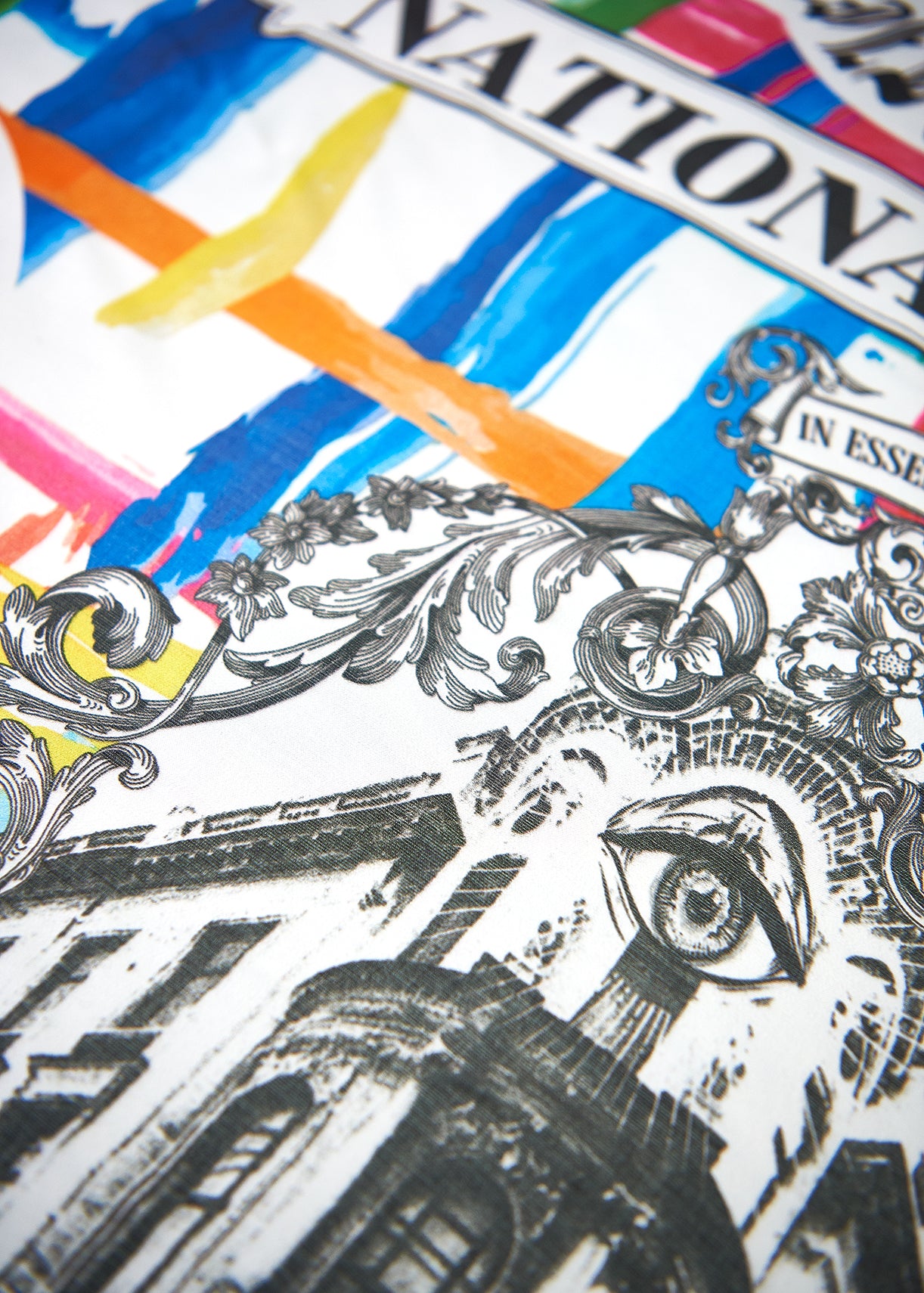 Multicolored 20 years essentiel scarf RE—SSENTIEL | Essentiel second hand