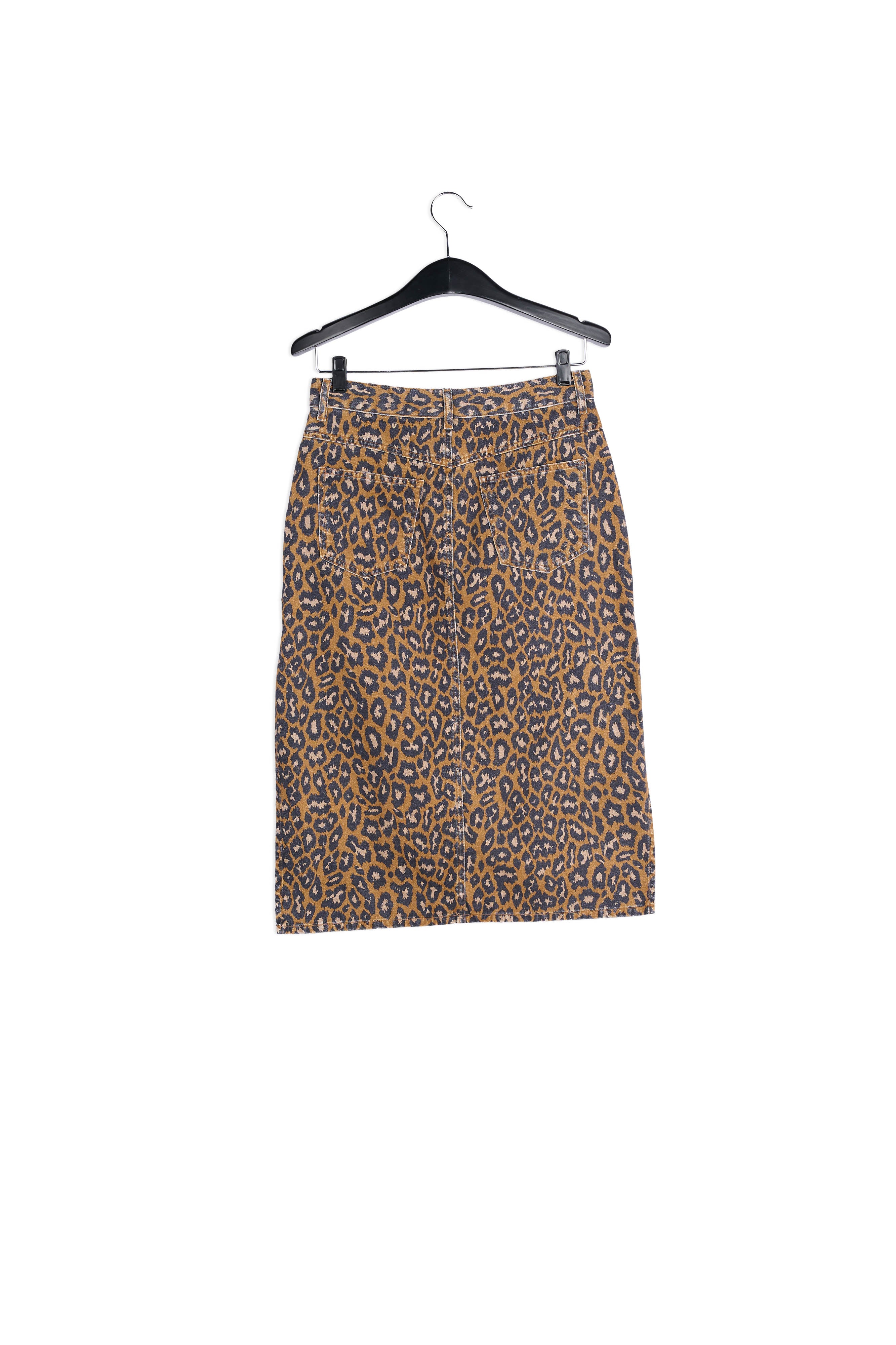 Print Denim miniskirt RE—SSENTIEL | Essentiel second hand