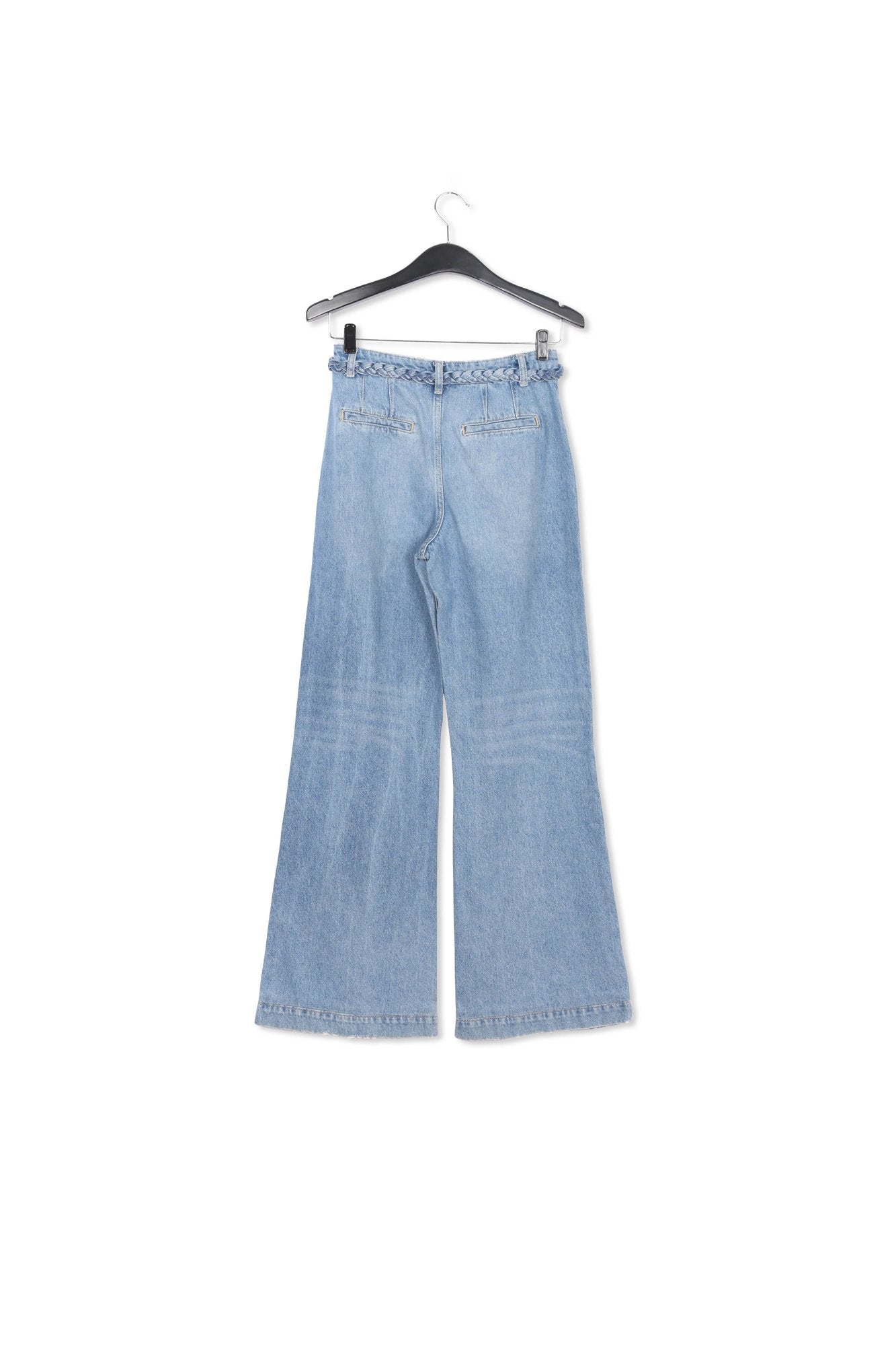 Straight-leg blue jeans with kick flare RE—SSENTIEL | Essentiel second hand