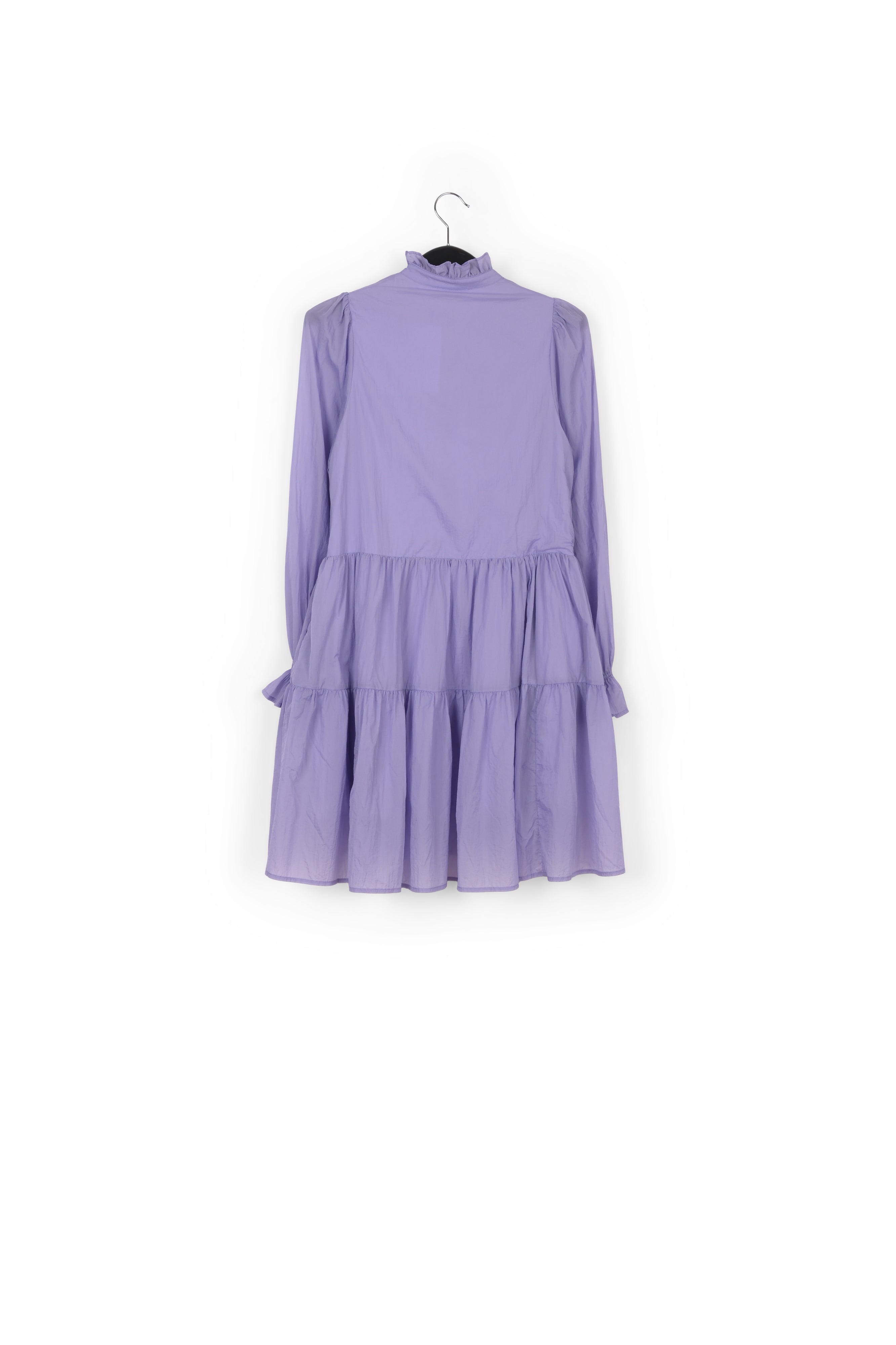 Mauve tiered mini dress RE—SSENTIEL | Essentiel second hand