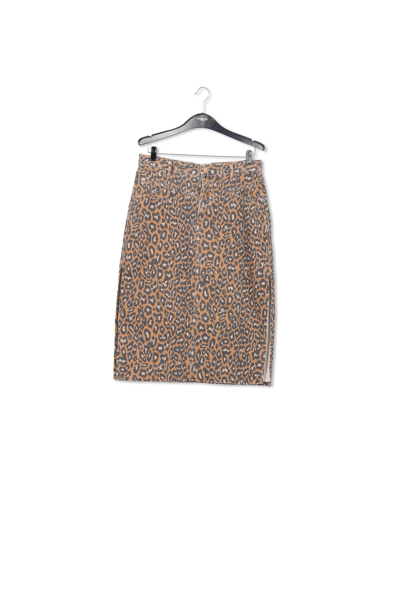 Print Denim miniskirt RE—SSENTIEL | Essentiel second hand
