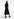 Black and off-white dotted maxi skirt Faume - seconde main