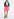 Neon pink gathered mini skirt Faume - seconde main