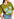 Green organic cotton 'Say No More' T-shirt Faume - seconde main