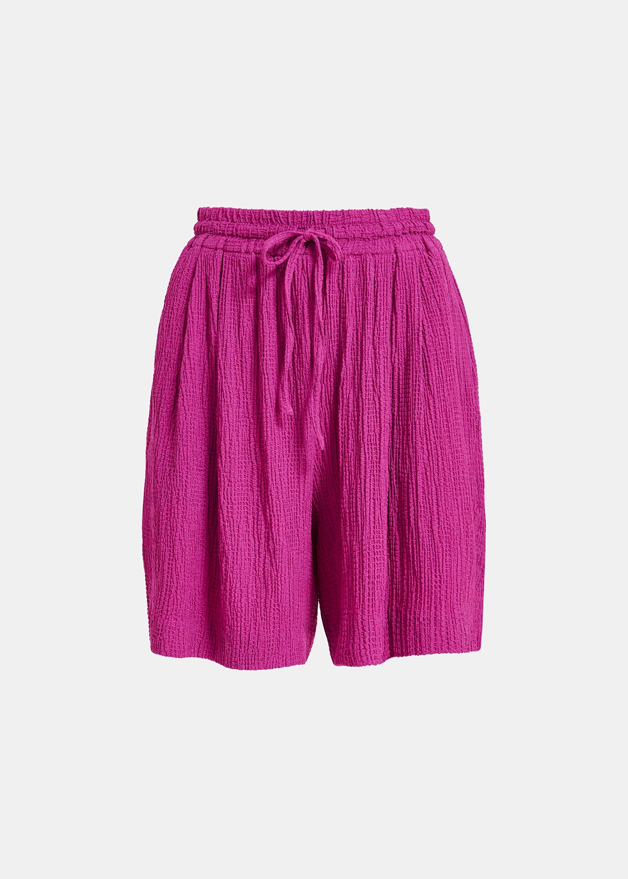 Purple seersucker shorts RE—SSENTIEL | Essentiel second hand
