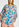 Oversized top met lichtroze, blauwe en paarse bloemenprint Faume - seconde main