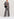 Grey plaid double-breasted blazer Faume - seconde main