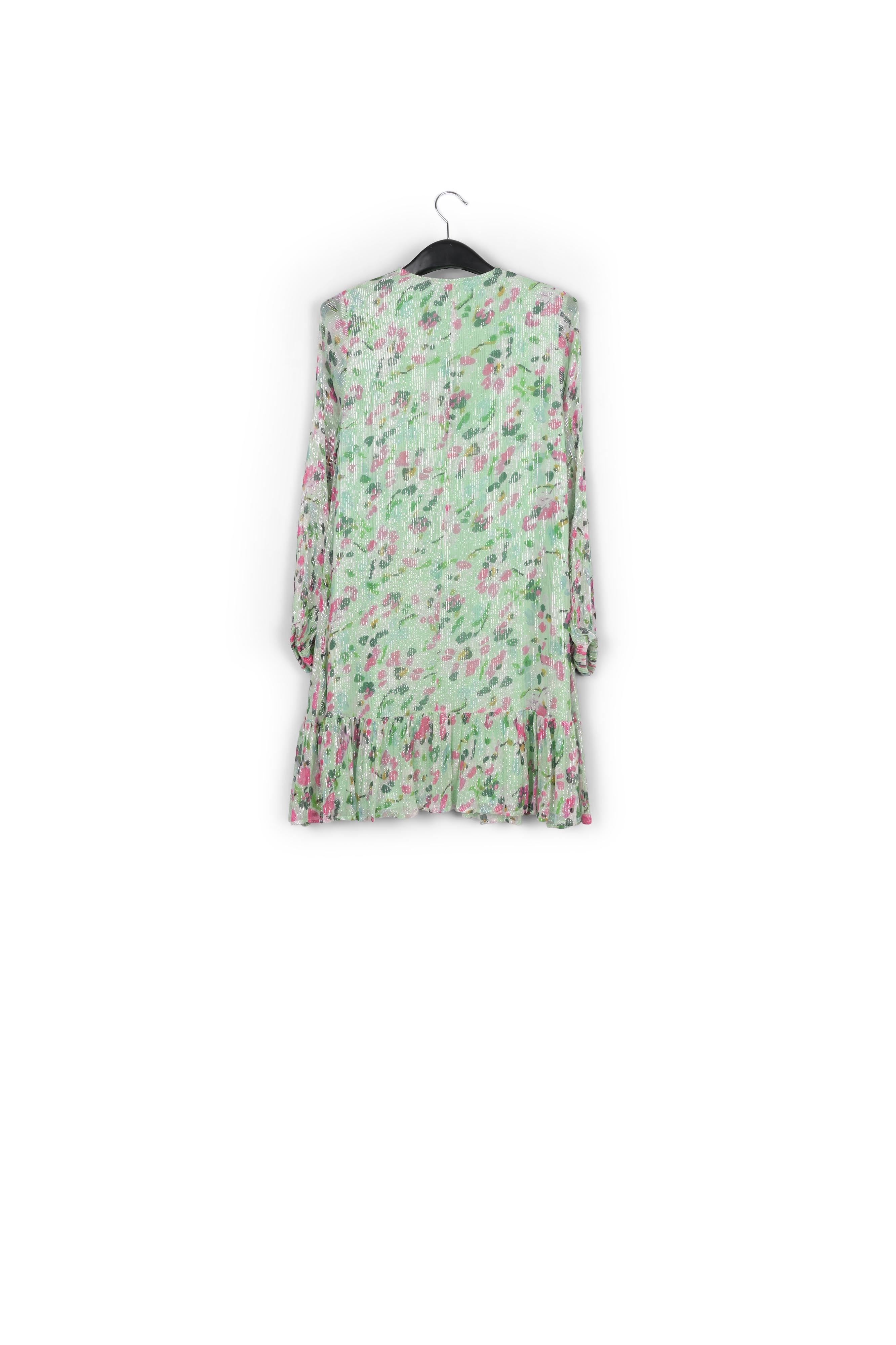 Mint green floral-print a-line dress RE—SSENTIEL | Essentiel second hand