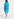 Blauwe mini-jurk met volants Faume - seconde main