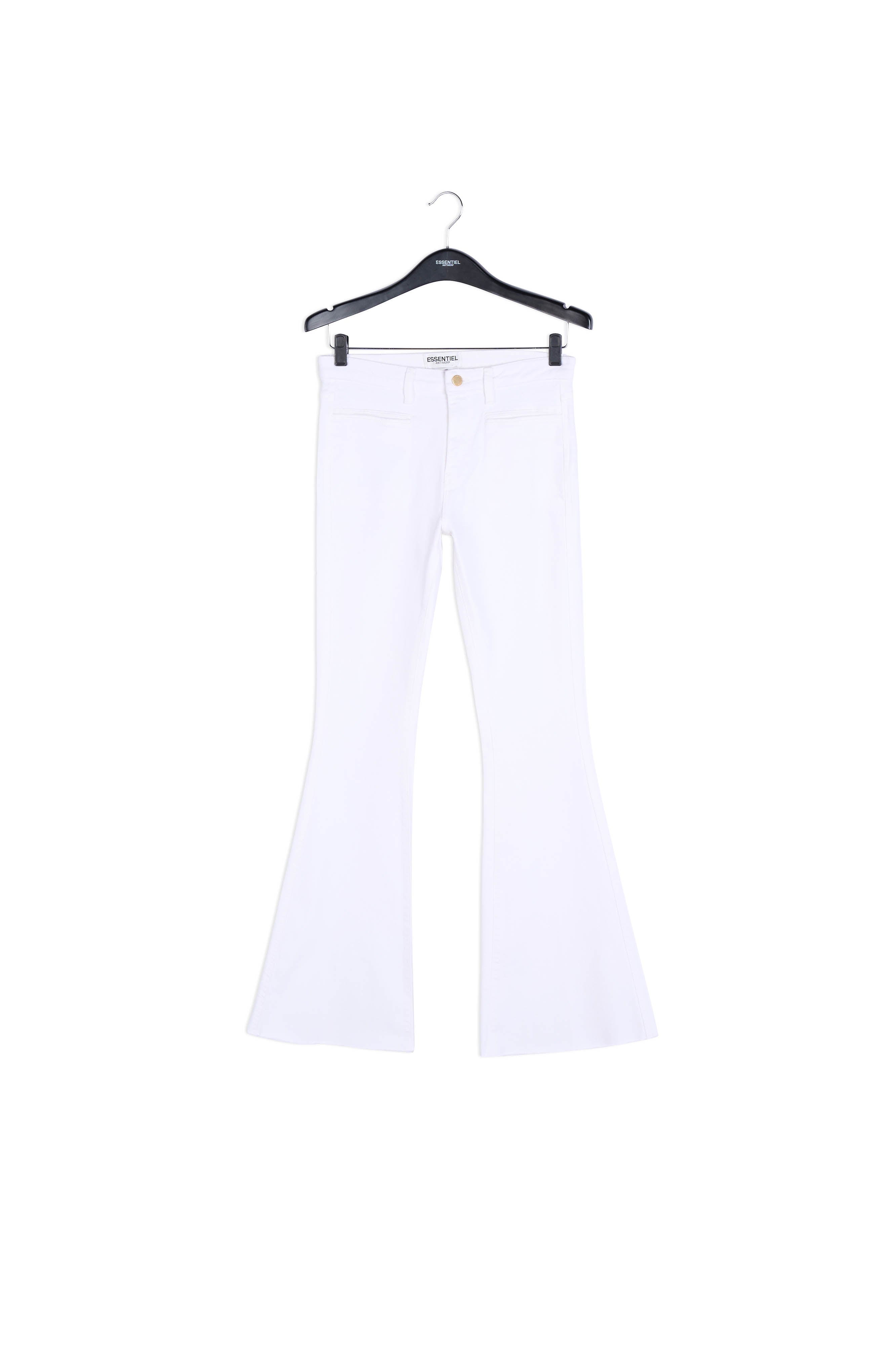 White high-rise flared jeans RE—SSENTIEL | Essentiel second hand