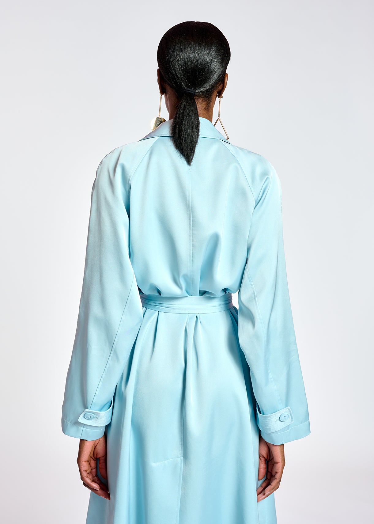 Robe imper bleu clair RE—SSENTIEL | Essentiel second hand