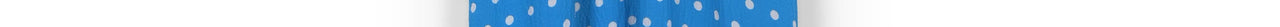 Blauwe midirok met witte stippen Faume - seconde main