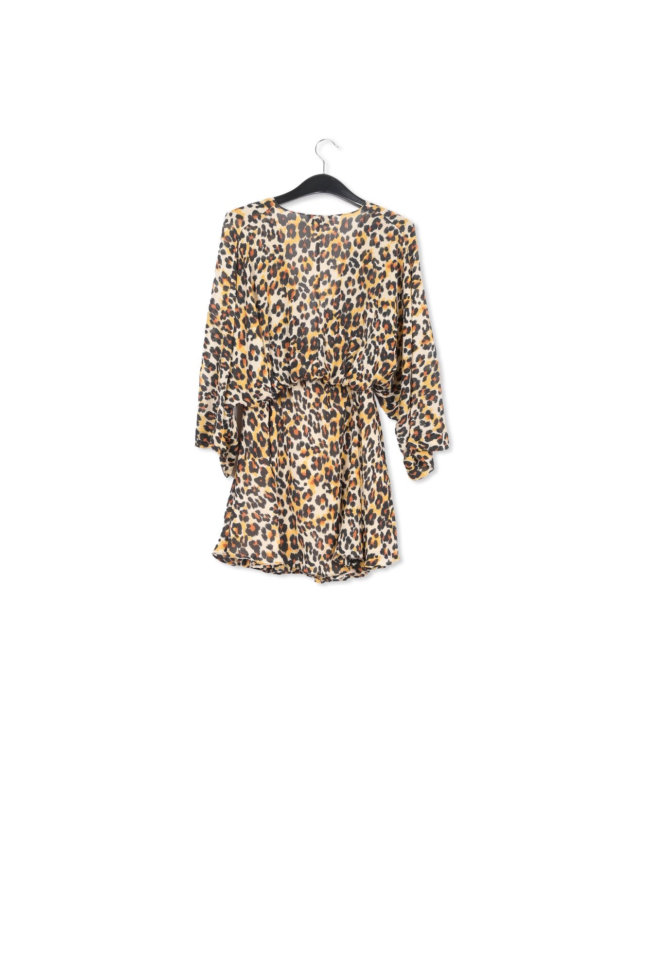 Mini-robe portefeuille à  imprimé léopard RE—SSENTIEL | Essentiel second hand