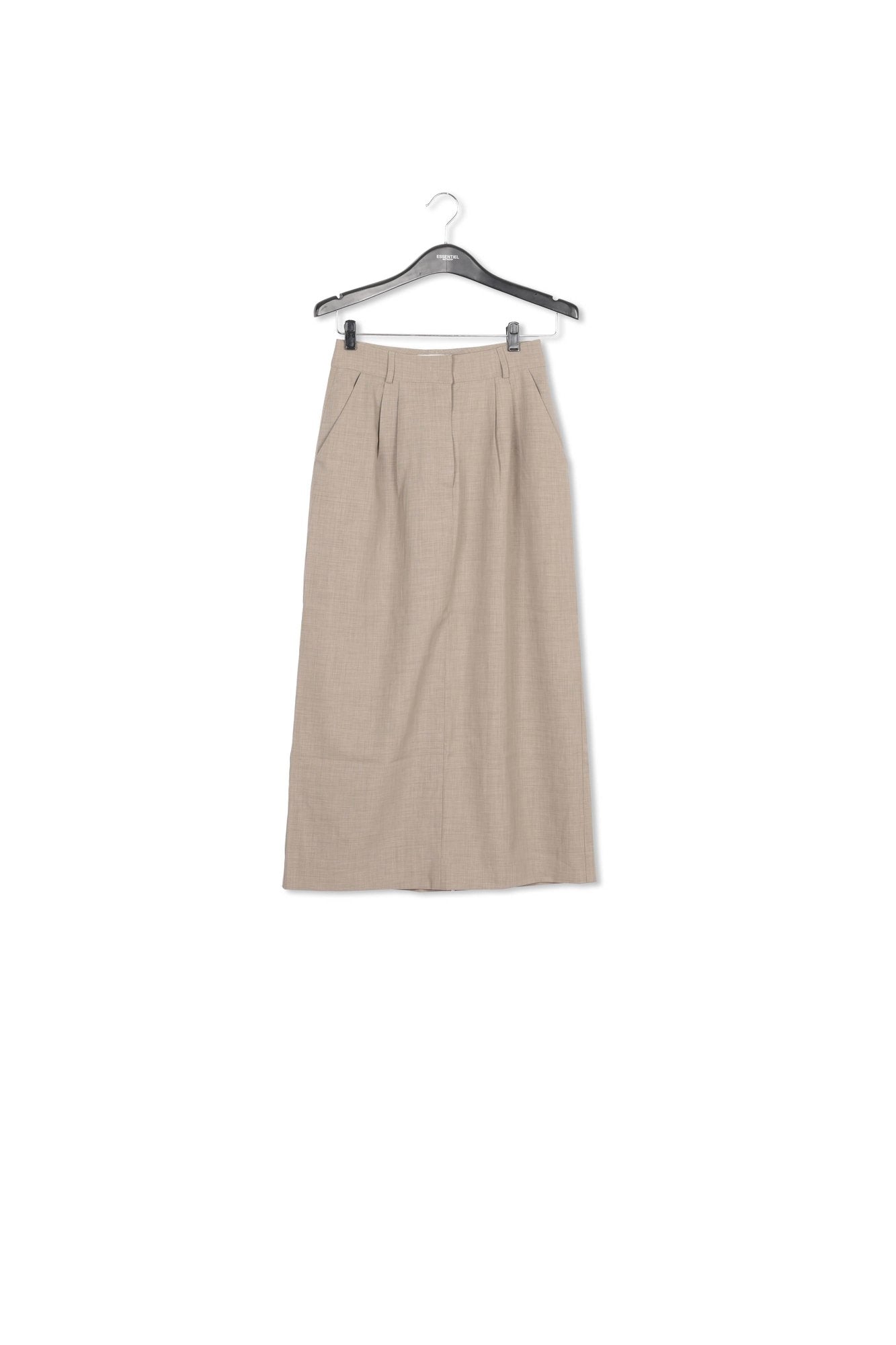 Khaki ankle-length skirt RE—SSENTIEL | Essentiel second hand