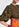 Chemise en popeline kaki aux manches rebrodées Faume - seconde main