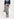 Grijze midirok met pied-de-poule Faume - seconde main