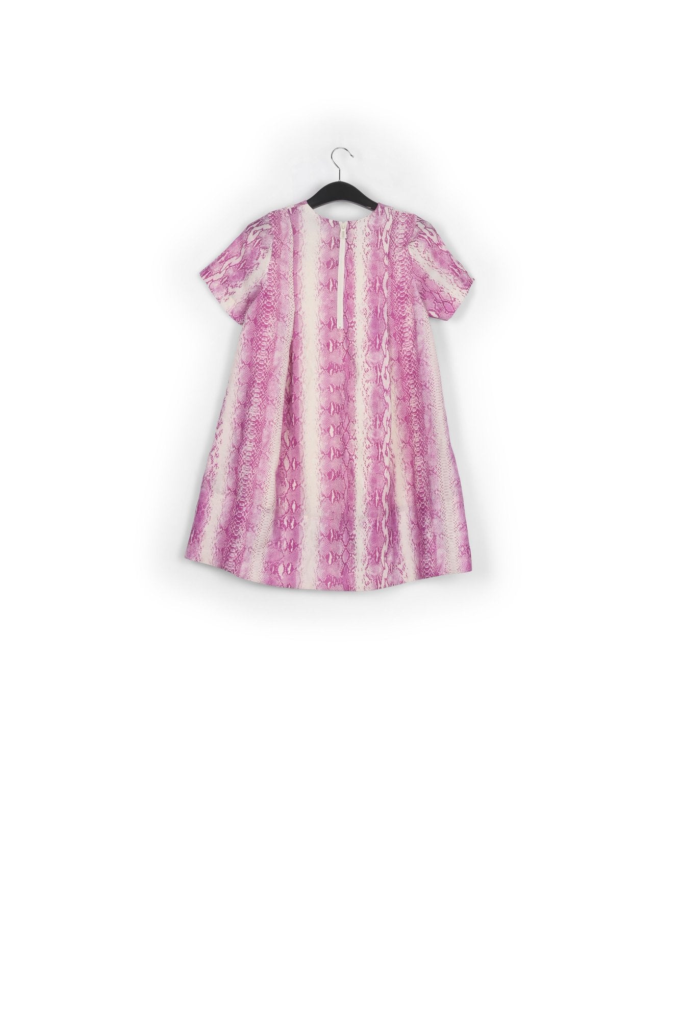 White and purple snake print mini dress RE—SSENTIEL | Essentiel second hand