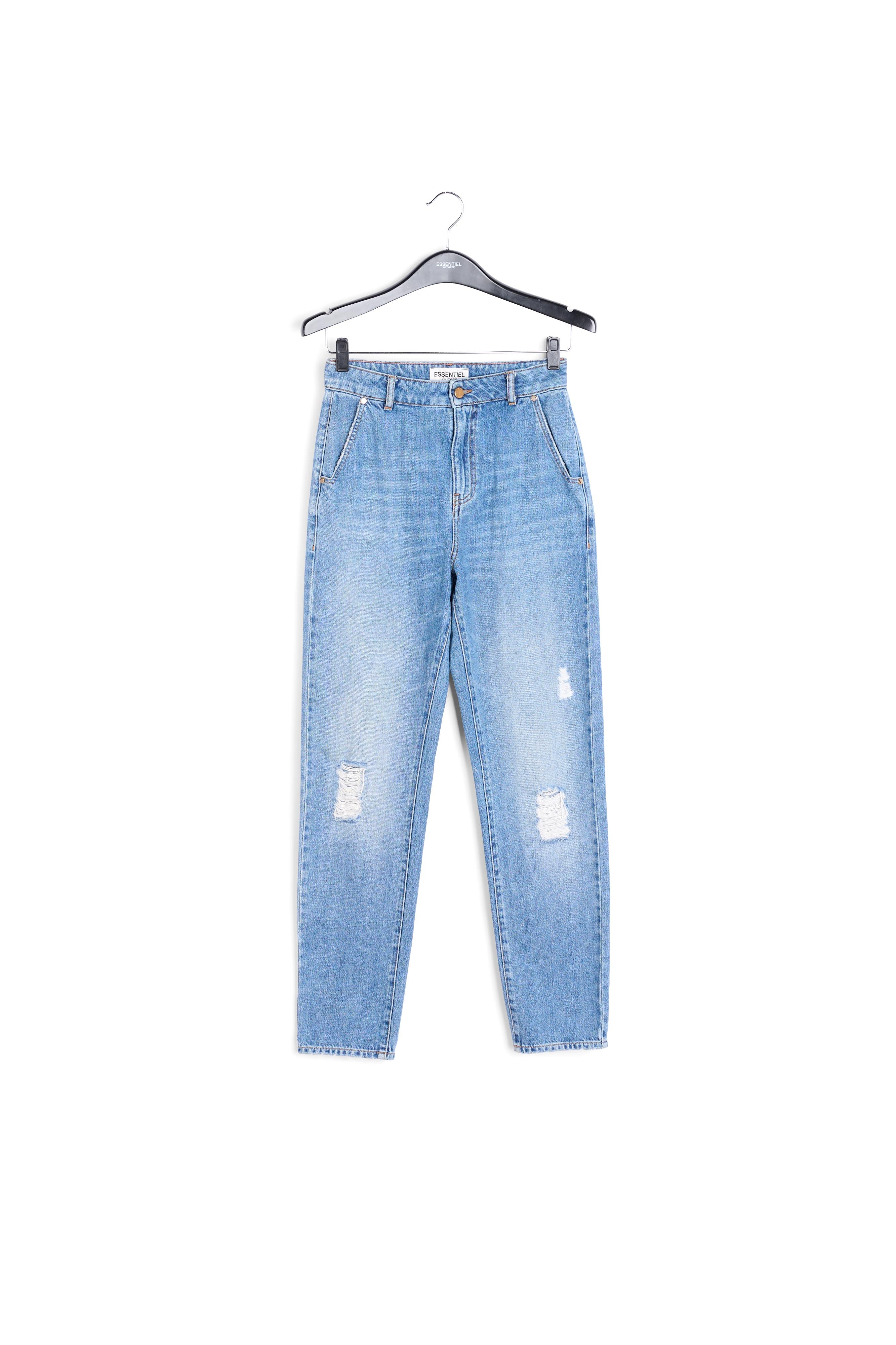 Jean bleu délavé à coupe ample RE—SSENTIEL | Essentiel second hand