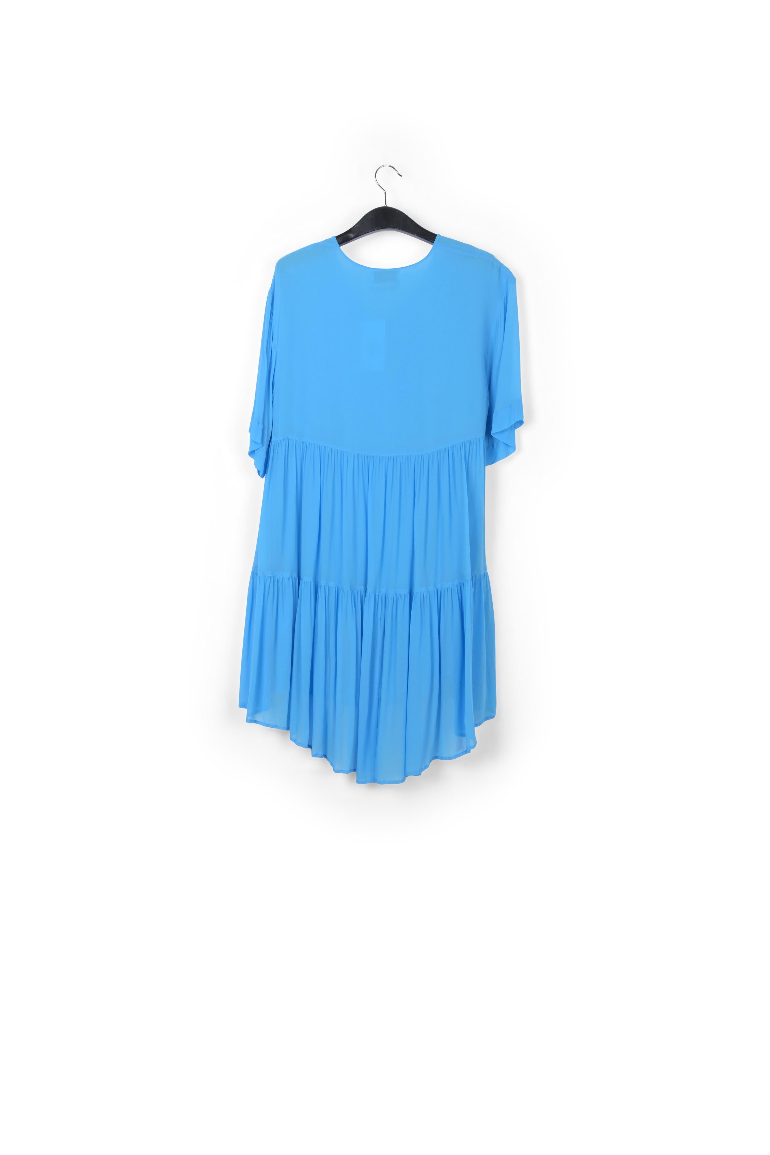 Mini robe bleue à volants RE—SSENTIEL | Essentiel second hand