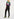 Jean treillis noir aux jambes droites Faume - seconde main