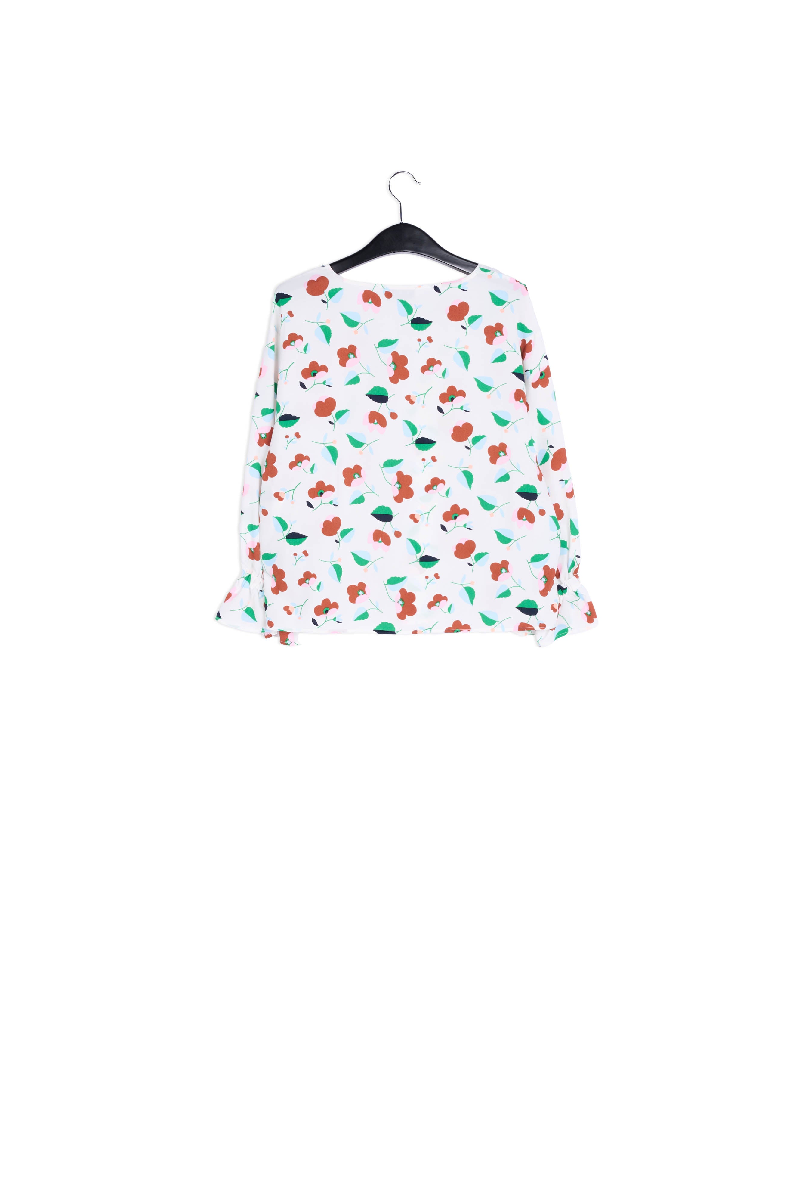 Off-white floral bouse RE—SSENTIEL | Essentiel second hand