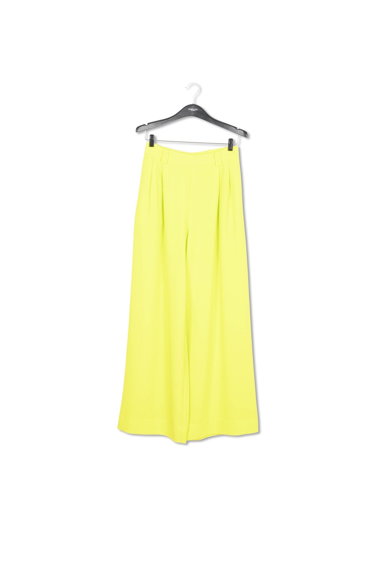 Yellow wide-leg pants RE—SSENTIEL | Essentiel second hand