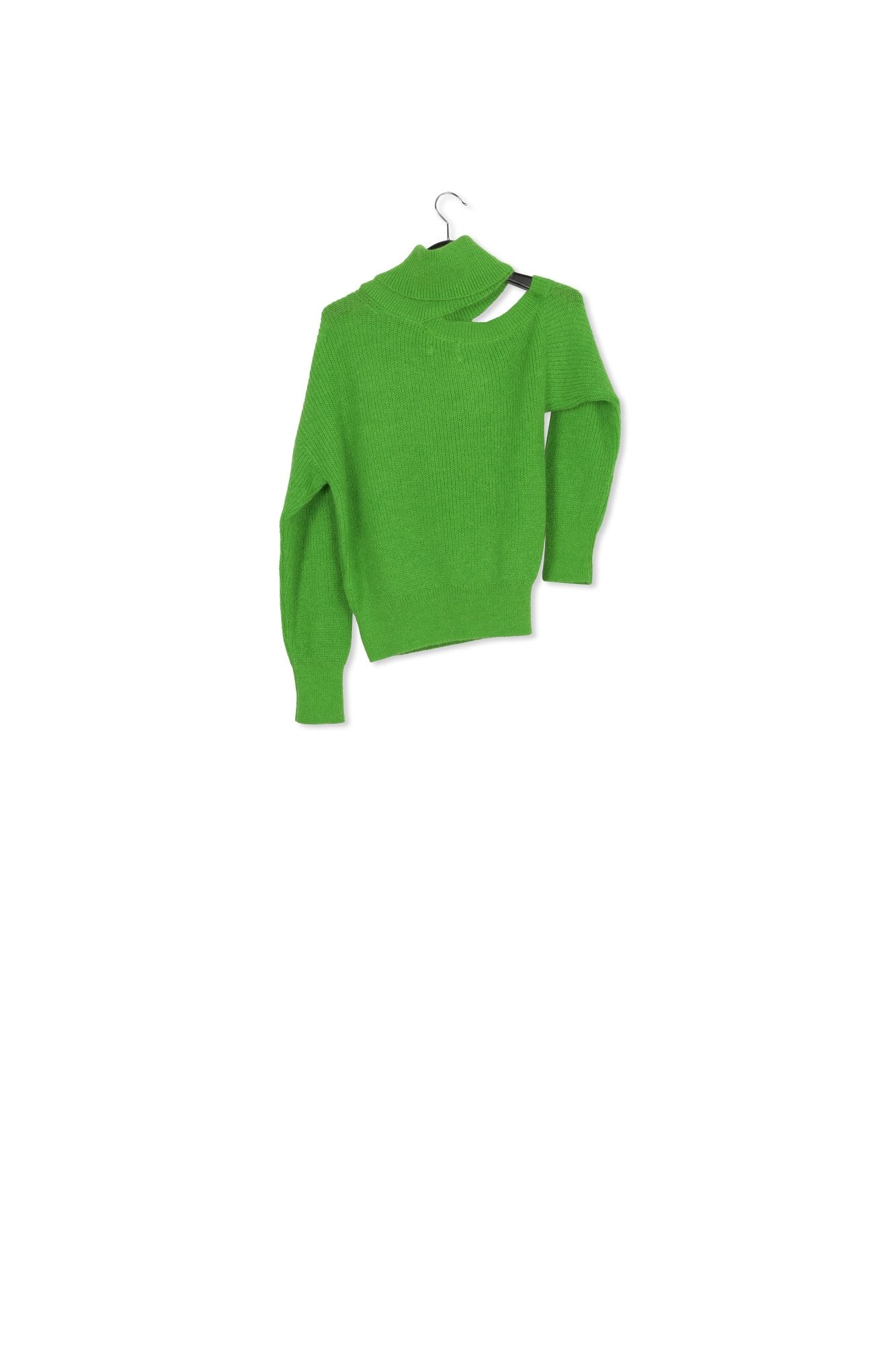 Green knit sweater with cutout RE—SSENTIEL | Essentiel second hand