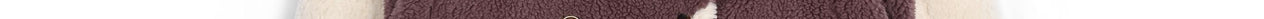 Purple and off-white teddy coat Faume - seconde main