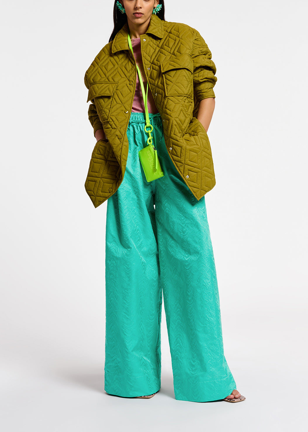 Pink lurex T-shirt RE—SSENTIEL | Essentiel second hand