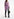 Lilac floral-print mini dress Faume - seconde main