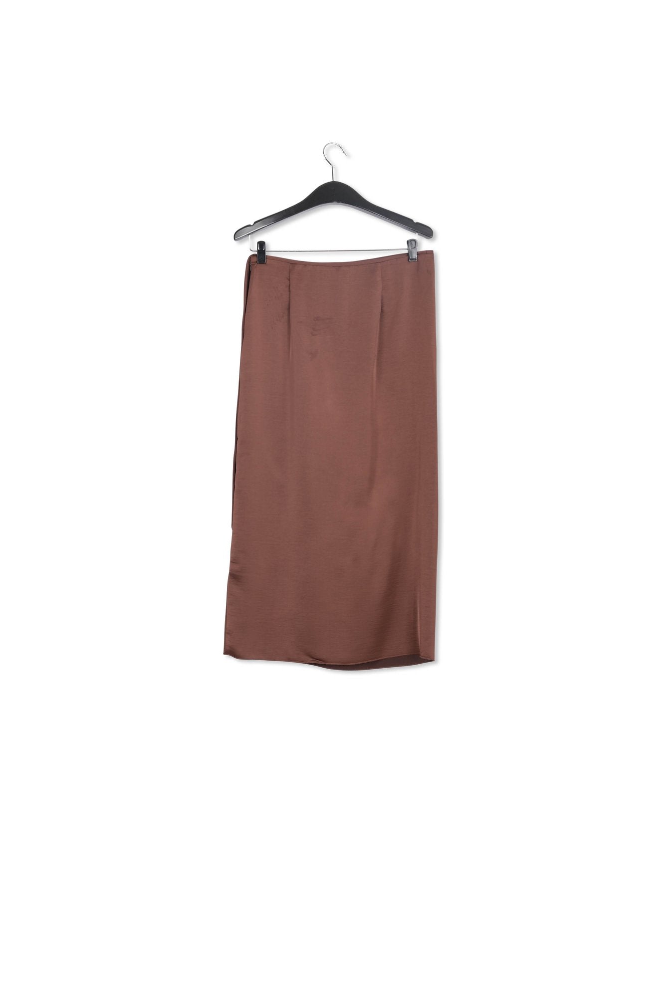 Brown midi wrap skirt RE—SSENTIEL | Essentiel second hand