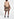 Peach lace-trimmed mini dress Faume - seconde main