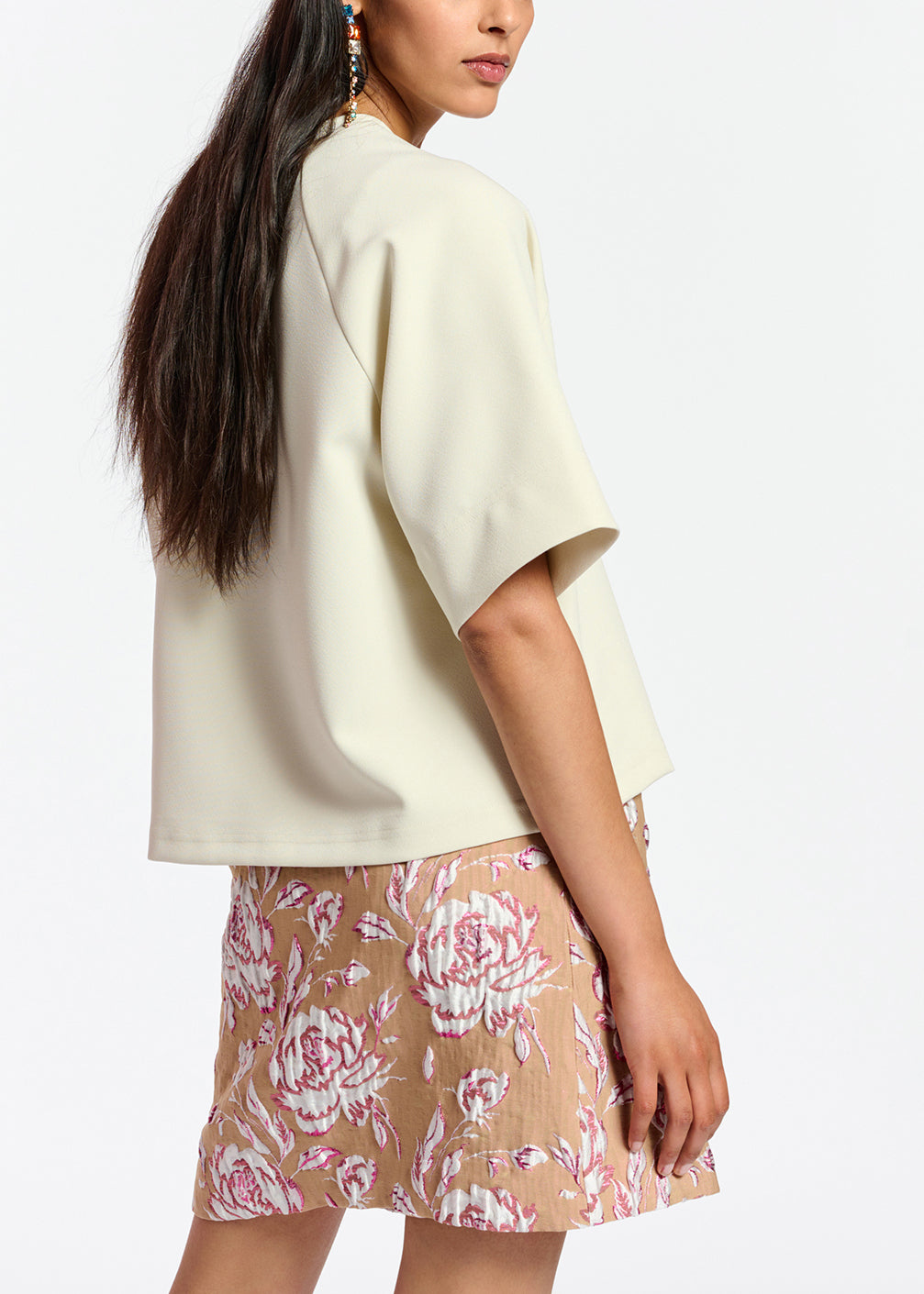 Ecru oversized top RE—SSENTIEL | Essentiel second hand