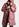 Vintage roze donsjas met kap Faume - seconde main