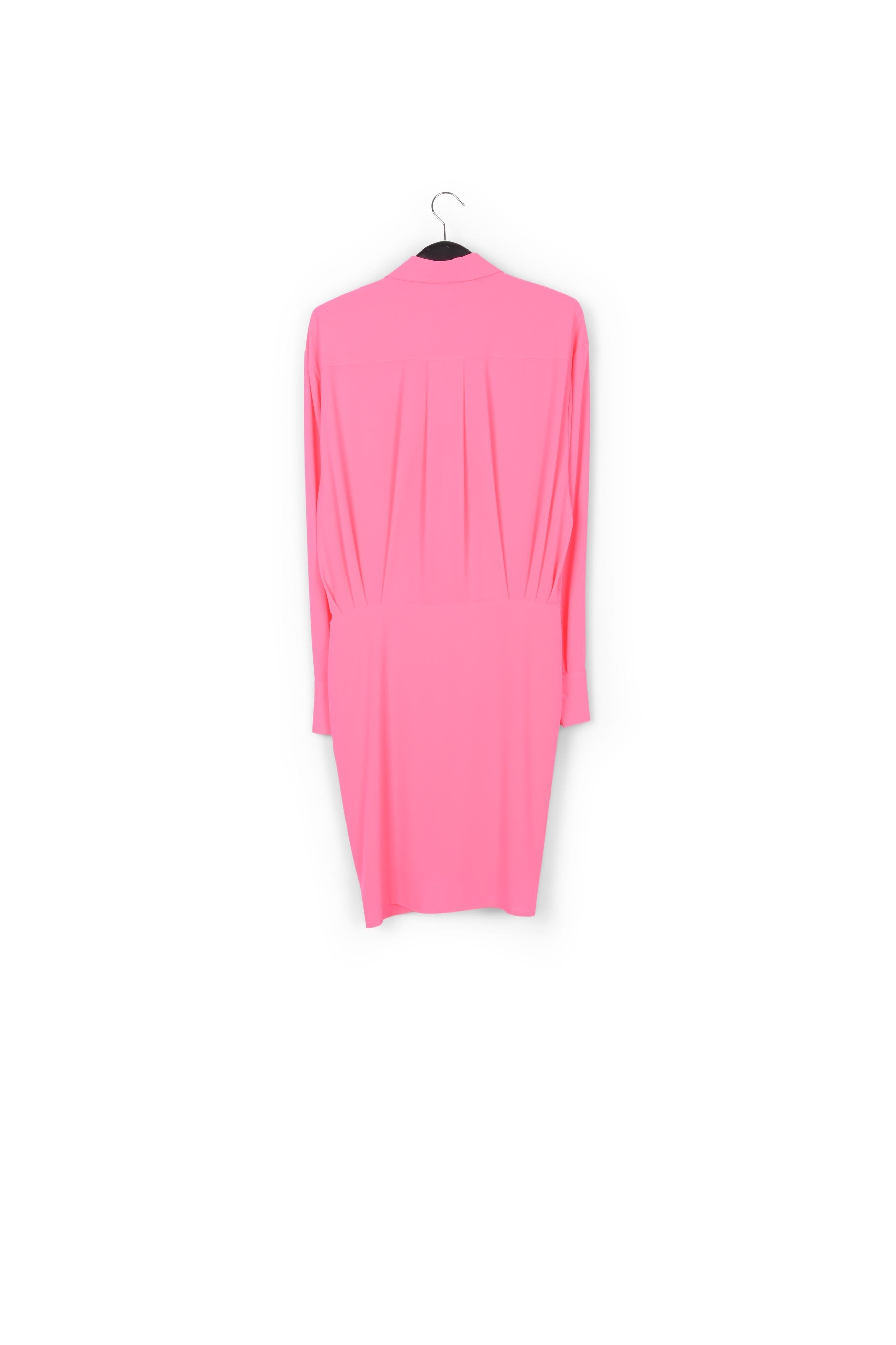 Neon pink mini wrap dress RE—SSENTIEL | Essentiel second hand