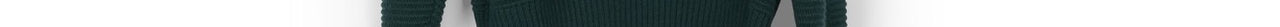 Dark green rib-knitted sweater Faume - seconde main