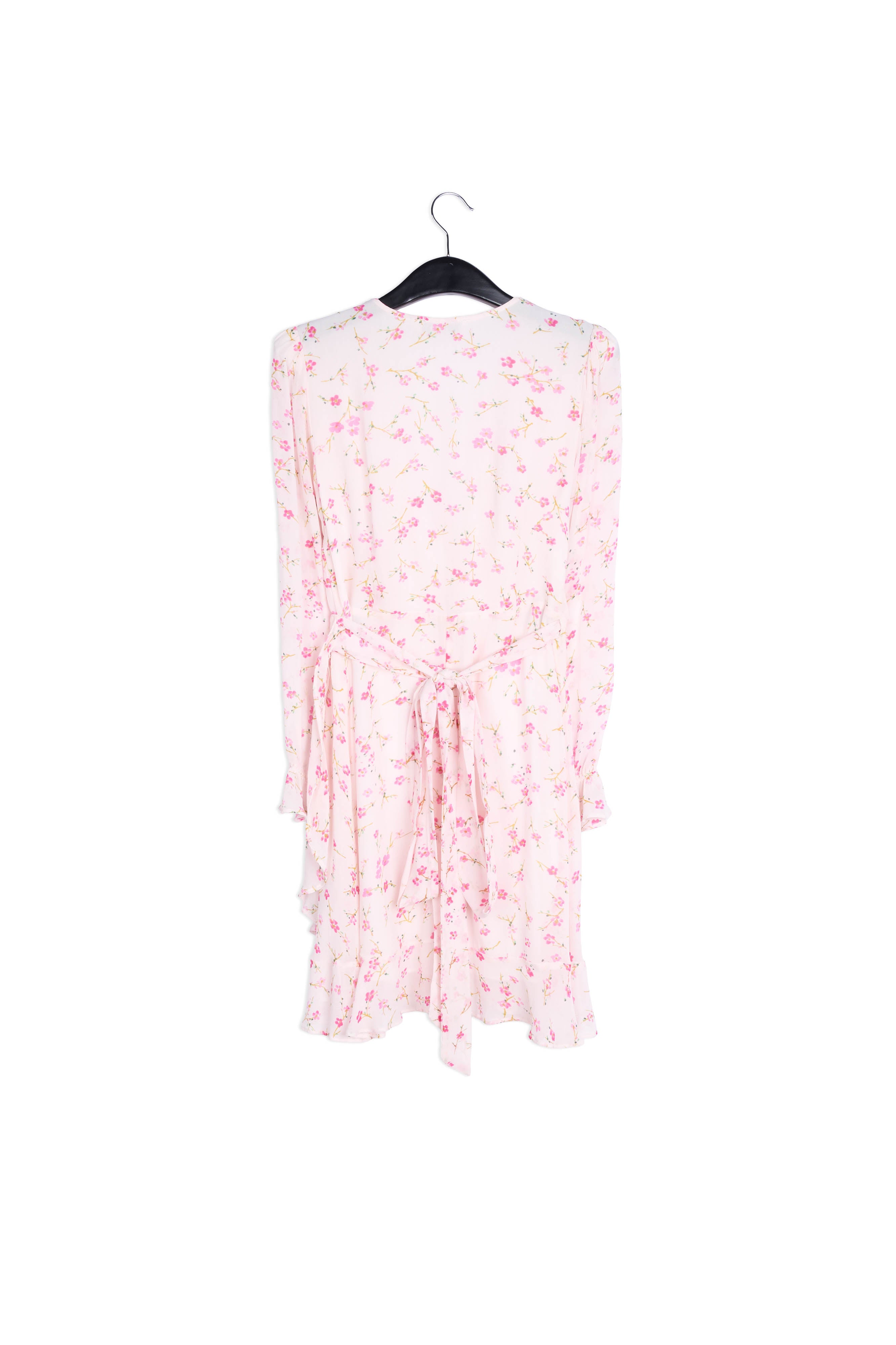 Off white floral mini wrap dress RE—SSENTIEL | Essentiel second hand