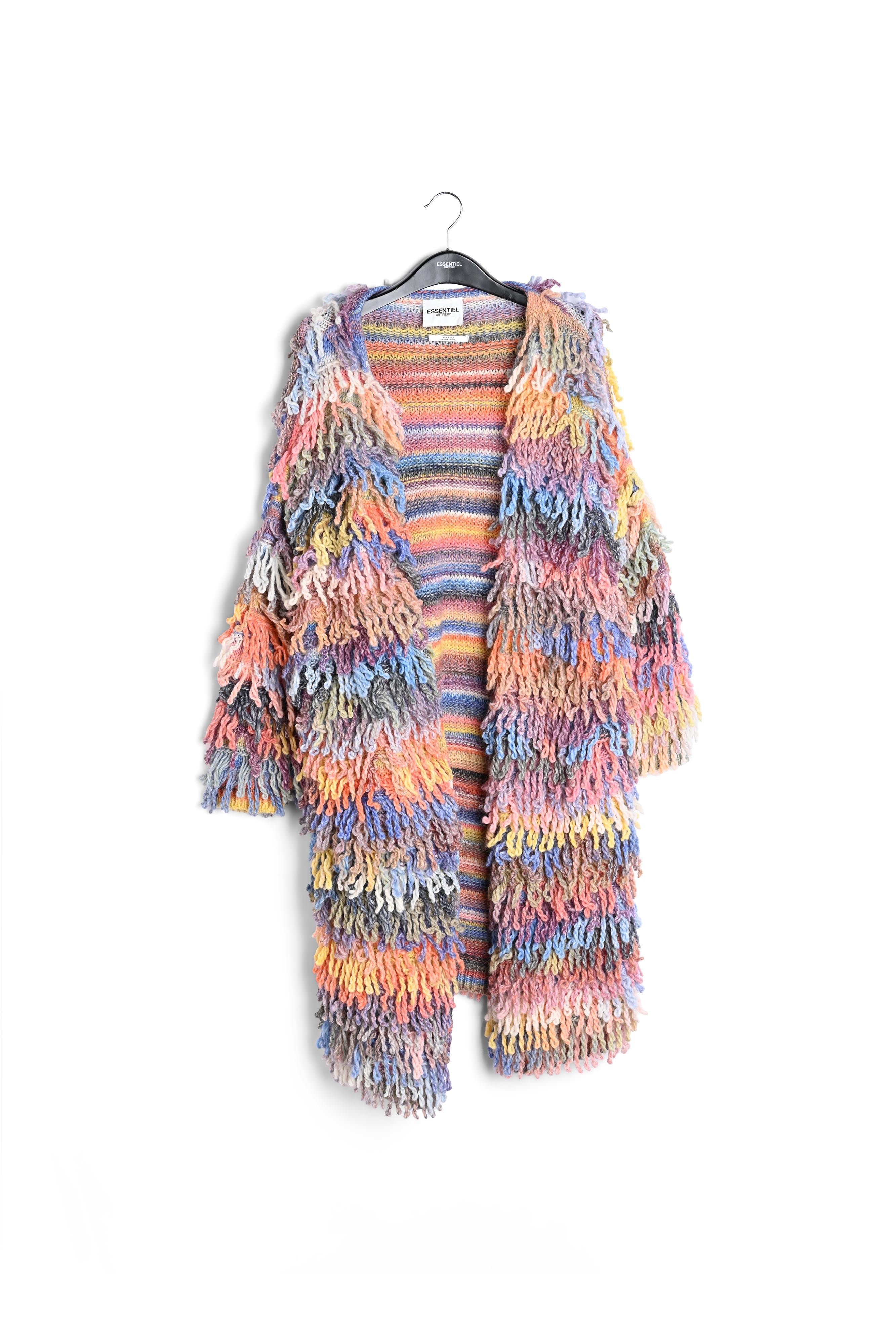 Colorful oversized loop stitch knitwear RE—SSENTIEL | Essentiel second hand