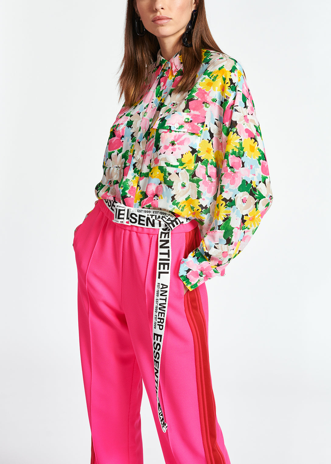 Hemd met kleurrijke bloemenprint RE—SSENTIEL | Essentiel second hand