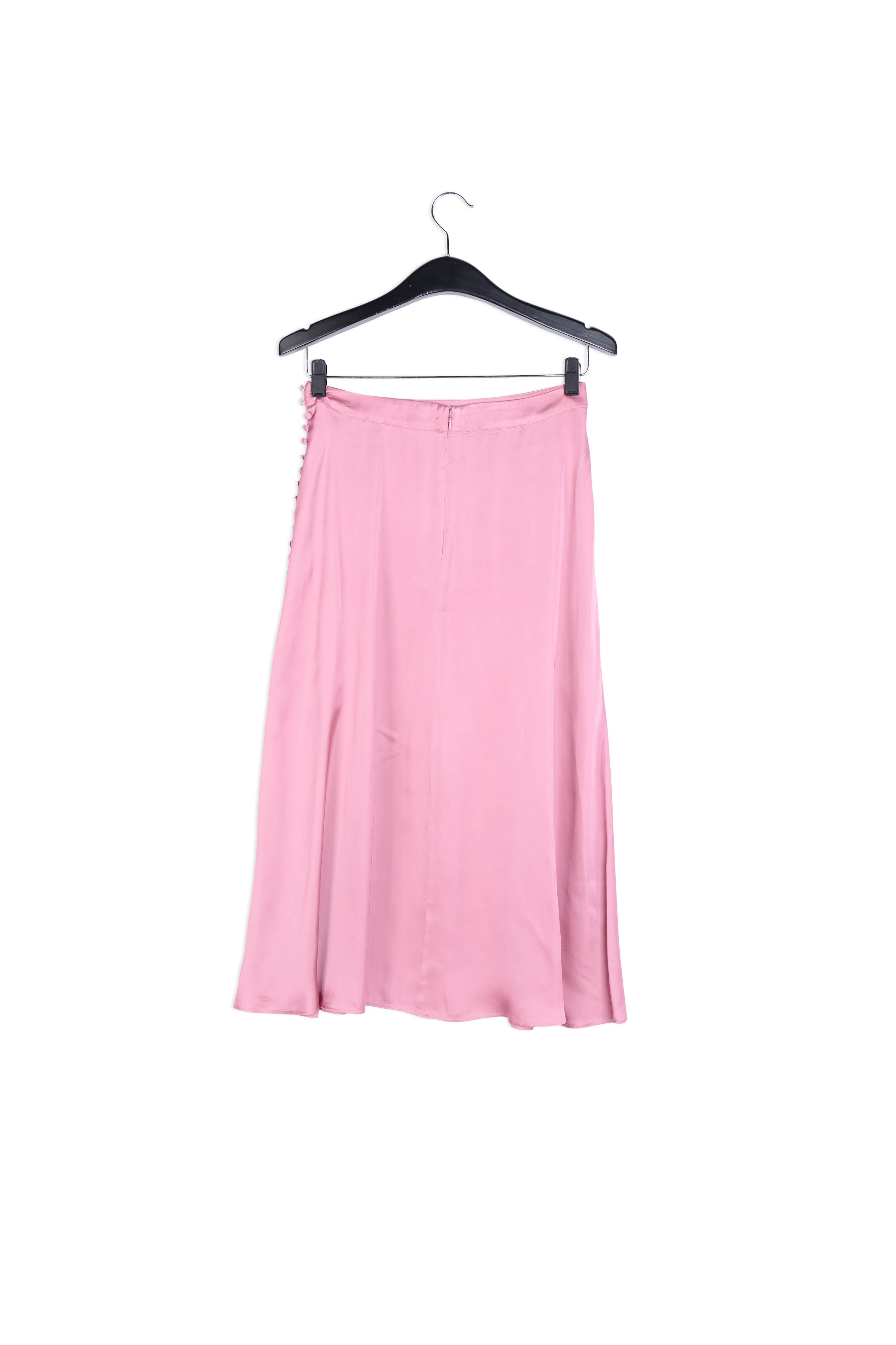 Dusty pink midi skirt RE—SSENTIEL | Essentiel second hand