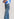 Dark blue distressed high-rise jeans Faume - seconde main