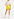 Yellow high-waisted shorts Faume - seconde main