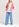 Roze ribgebreide cardigan van mohairmix Faume - seconde main
