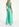 T-shirt turquoise en lurex Faume - seconde main