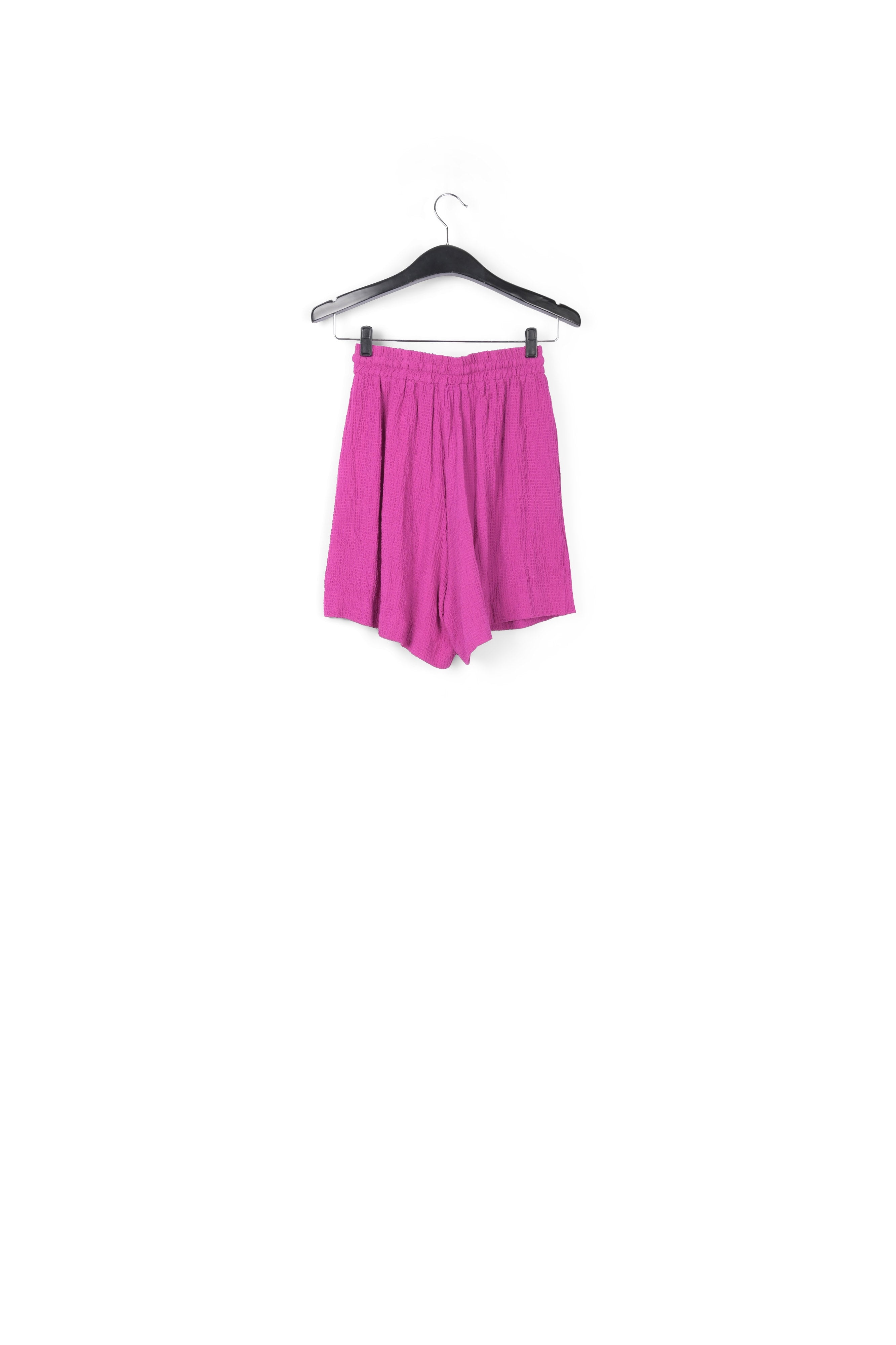 Purple seersucker shorts RE—SSENTIEL | Essentiel second hand